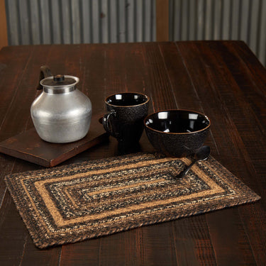Espresso Jute Braided Rect Placemat 12